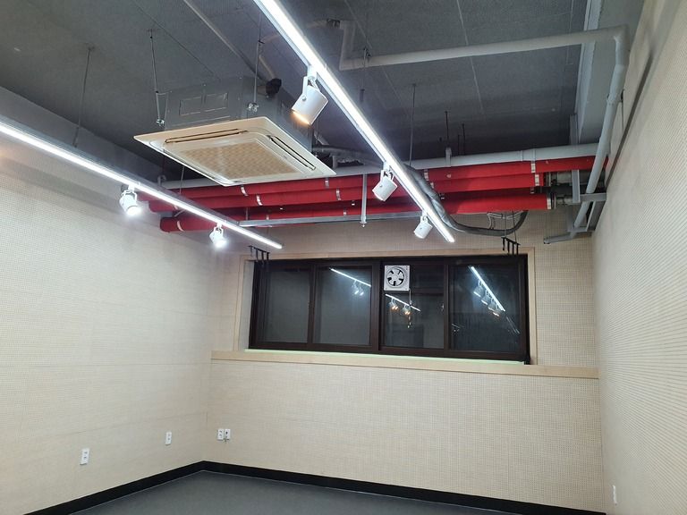 마포중학교 준불연타공보드