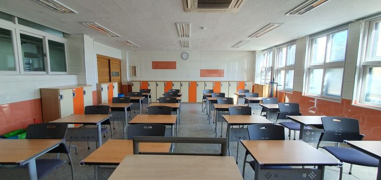 경신고등학교 학교 교실 